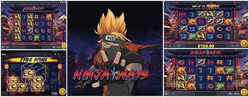 Way of Ninja slot game: 4.096 cách thắng, x10000 vốn cược 2 Way of Ninja tại nhà cái Moto88